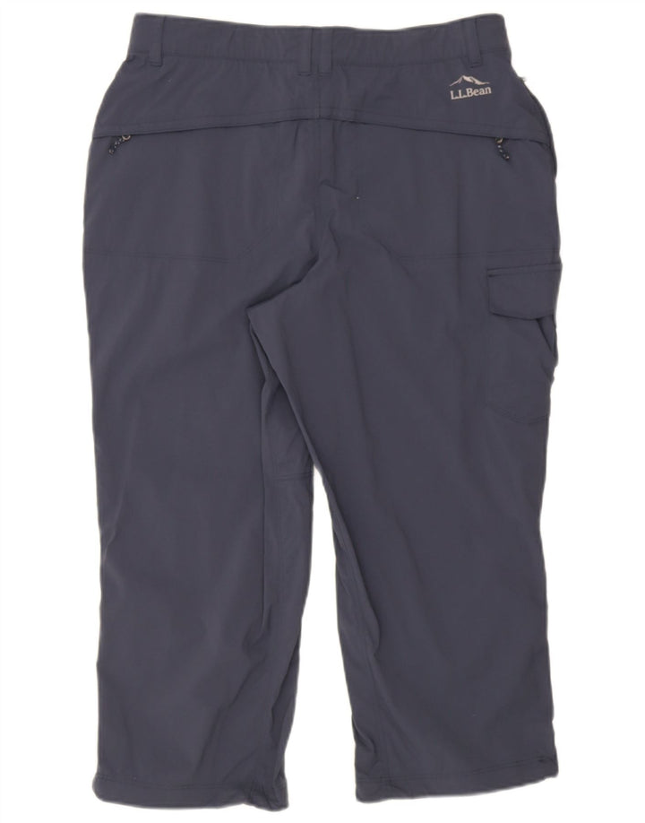 L.L.Bean Herren-Cargo-Capri-Hose, Größe M, W32, L22, Marineblau, Nylon