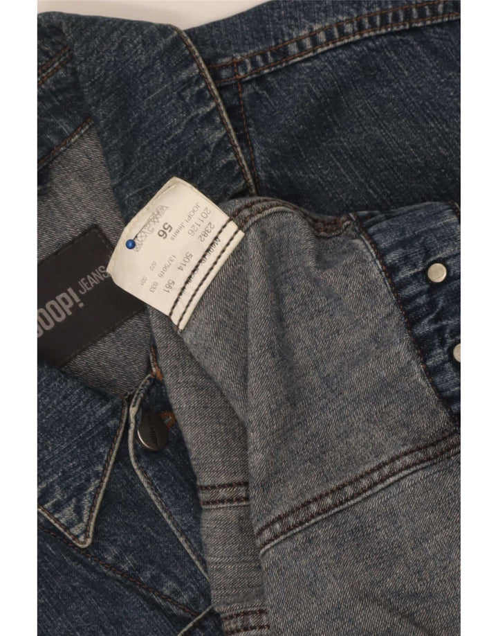 Joop Damen Jeansjacke IT 56 3XL Blaue Baumwolle