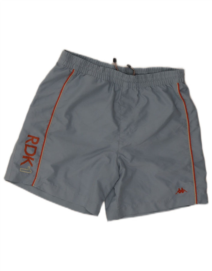 Kappa Herren Badeshorts mit Grafik, Größe S, Blau