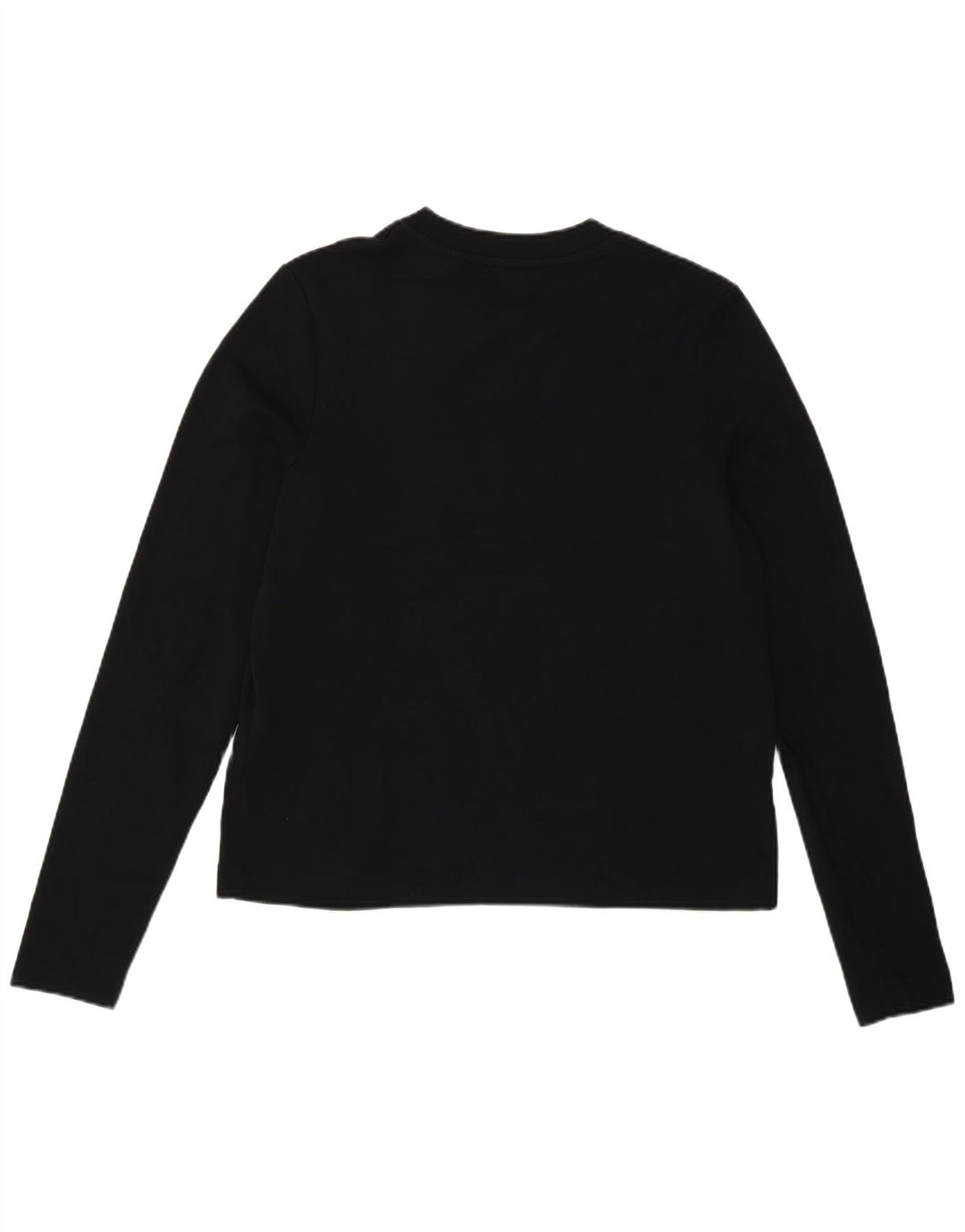 Cos Damen Top Langarm UK 12 Medium Schwarz