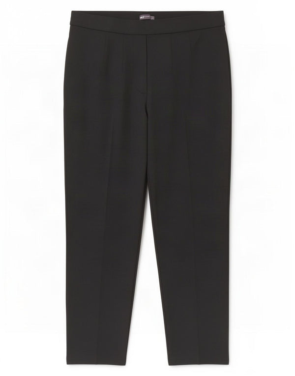 Marks & Spencer Damen Tapered Freizeithose UK 20 2XL W40 L30 Schwarz