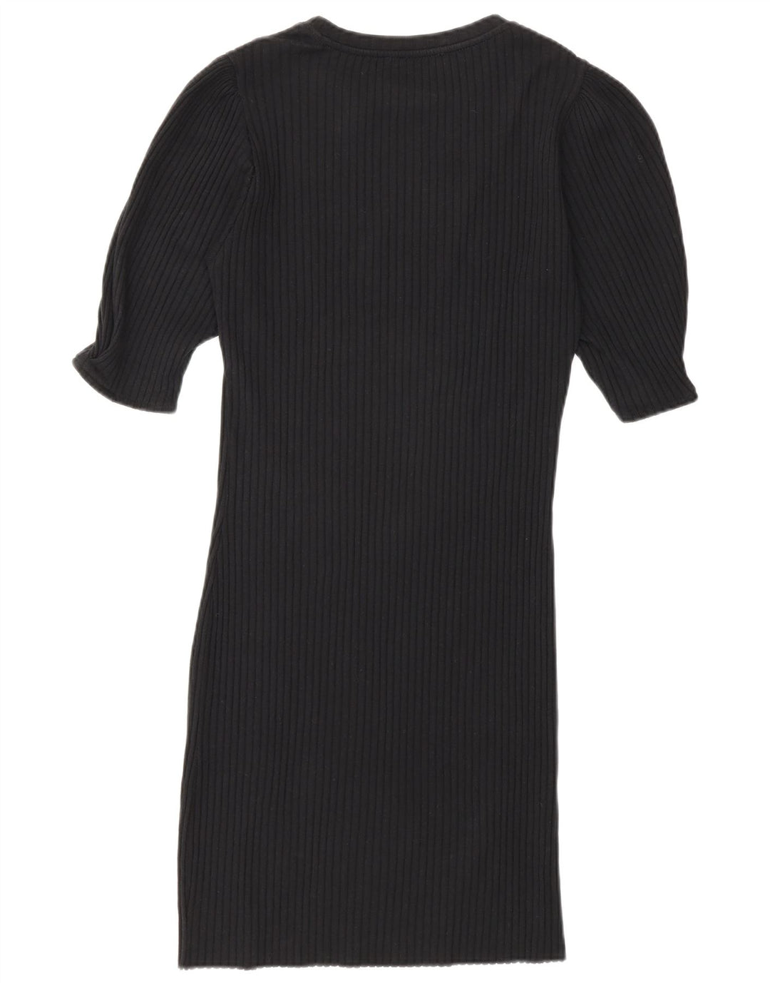 Zara Damen figurbetontes Kleid UK 14 Large Schwarz