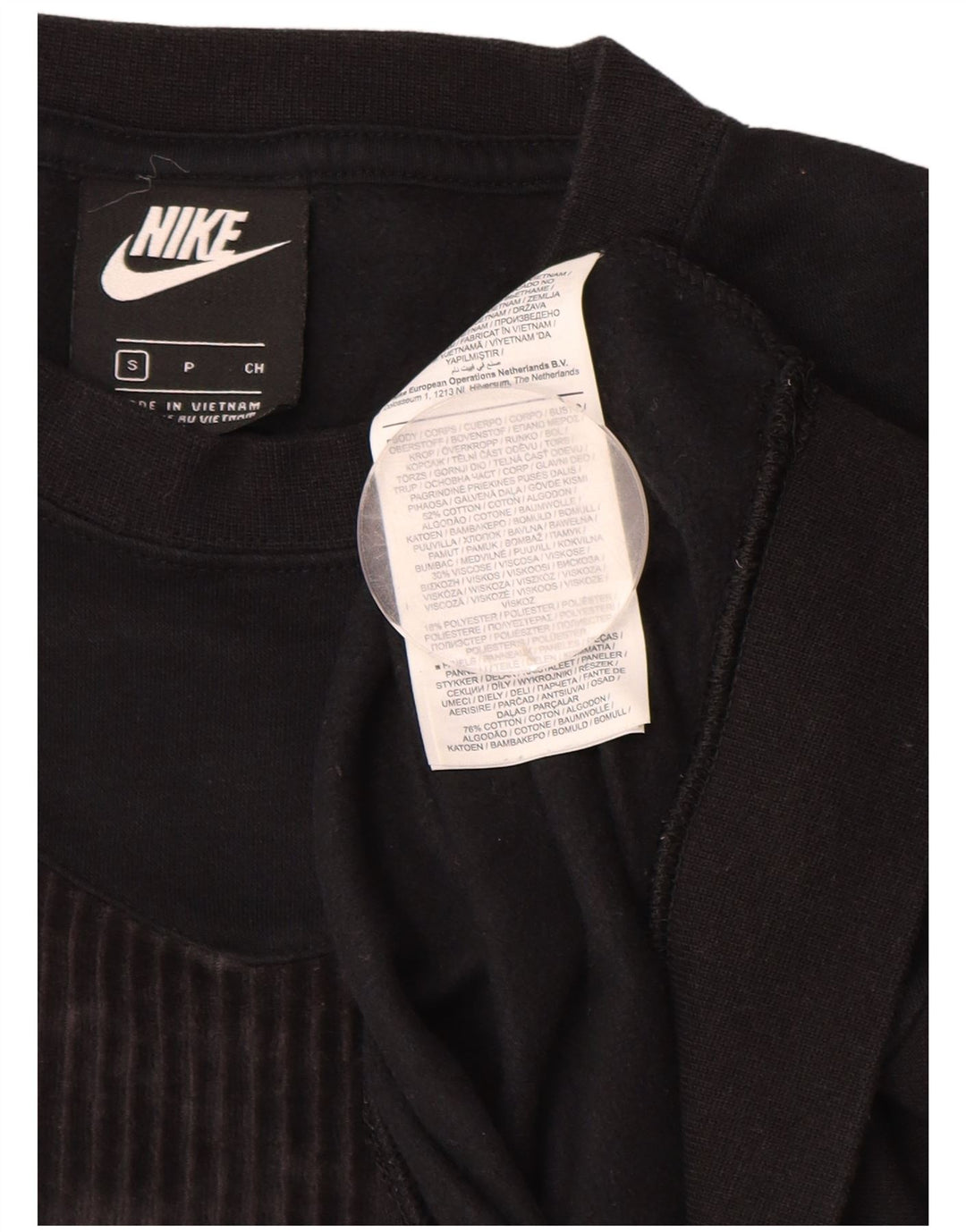 NIKE Damen-Sweatshirt in Übergröße, Gr. 10, Größe S, Schwarz, Baumwolle