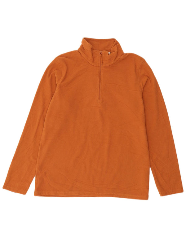 Mountain Warehouse Damen-Fleecepullover mit Reißverschluss am Hals, UK 16, Größe L, Orange