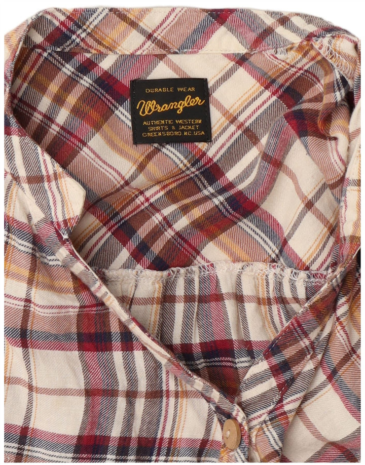 Wrangler Damen-Flanell-Hemdkleid, Größe M, mehrfarbig, kariert