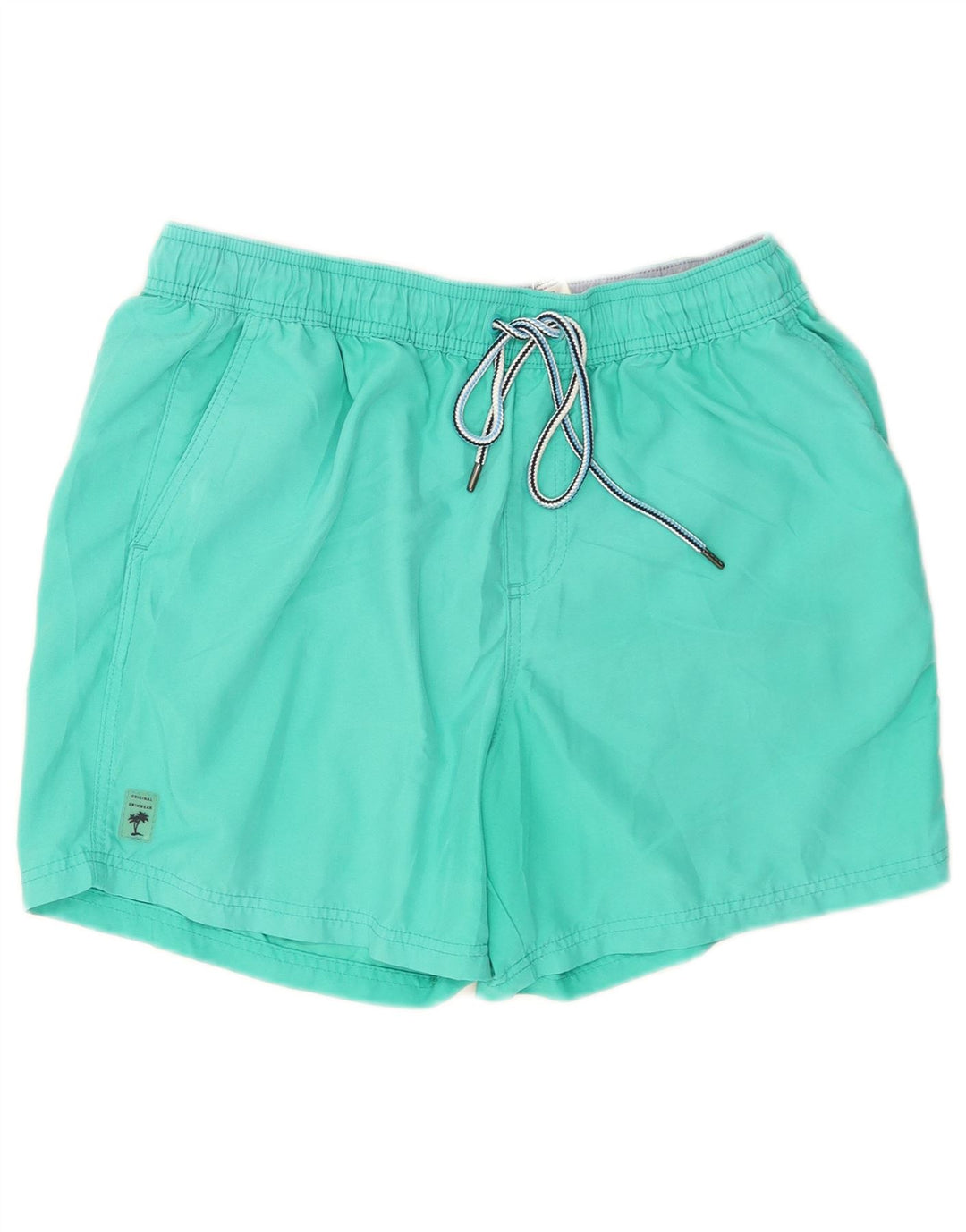 Marks & Spencer Herren-Badeshorts, groß, türkisfarbene Baumwolle