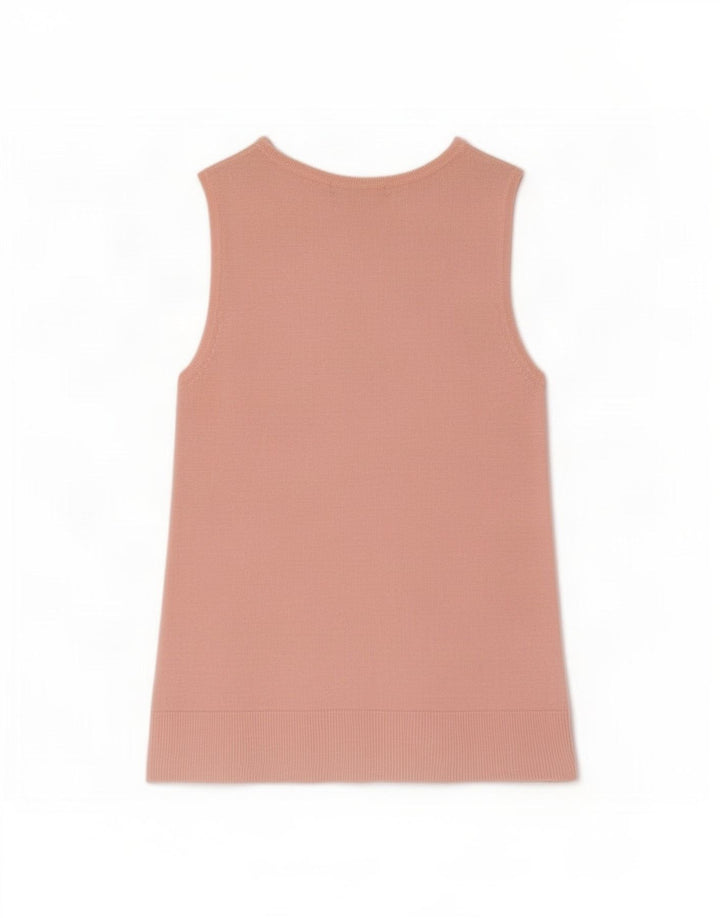 Marks & Spencer Damen Weste Top UK 12 Mittelrosa Viskose