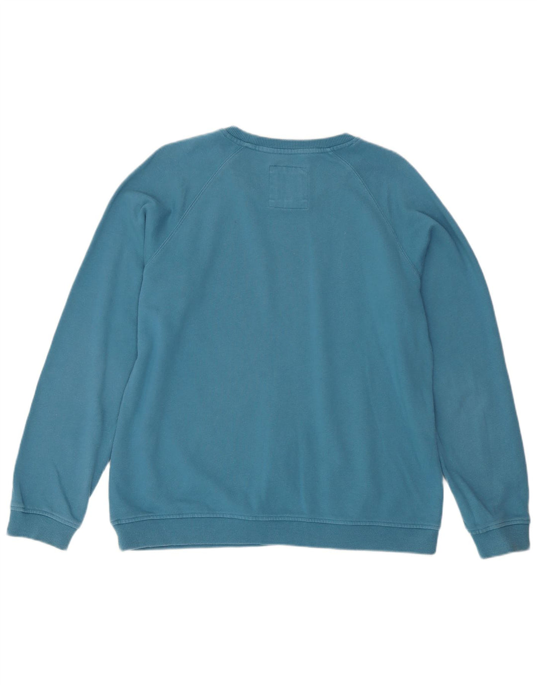 Crew Clothing Damen-Sweatshirt-Pullover UK 14 Mittelblaue Baumwolle