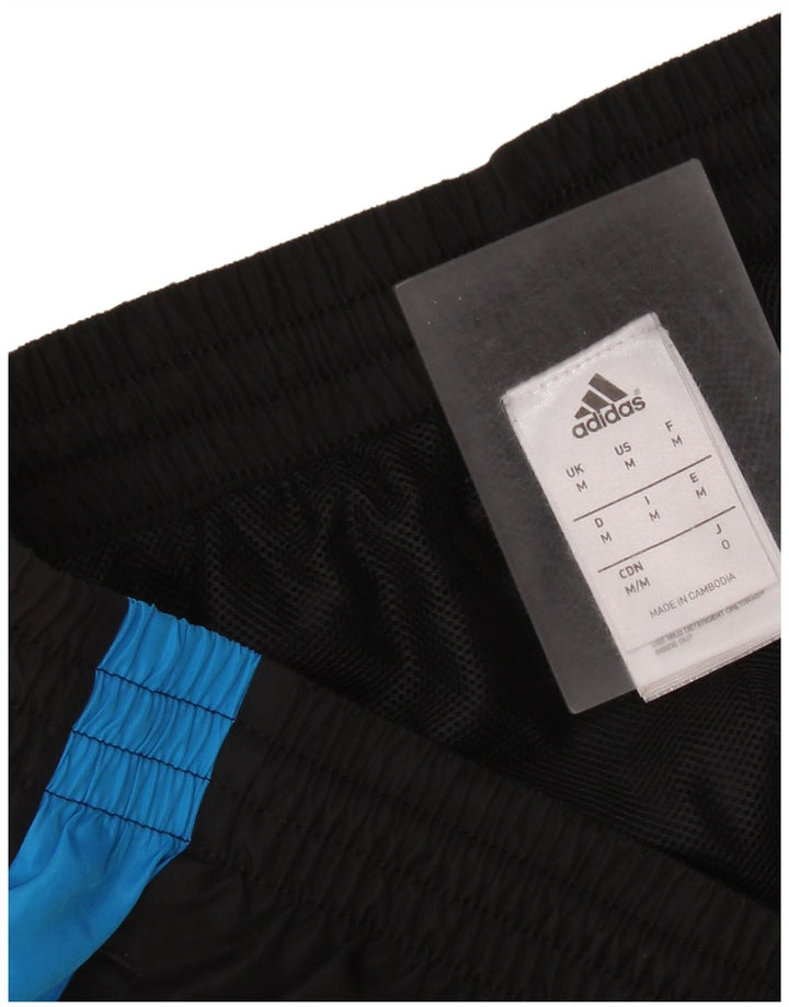 Adidas Herren Sportshorts Mittelschwarzes Colourblock-Polyester