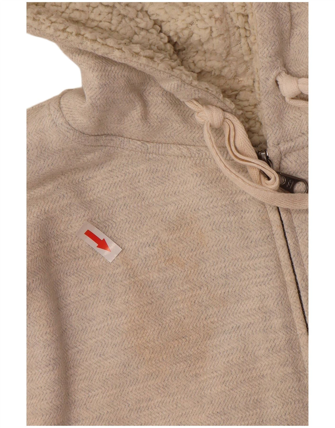 BILLABONG Damen-Kapuzenpullover mit Reißverschluss, Größe S, Größe S, Grau, Farbblock