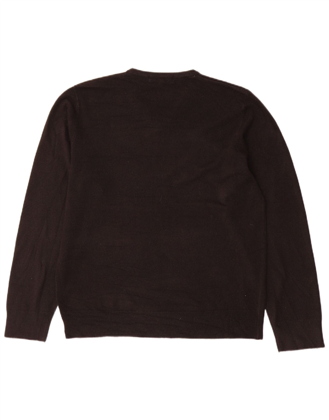 Marks & Spencer Herren-Pullover mit V-Ausschnitt, groß, Acryl, Schwarz
