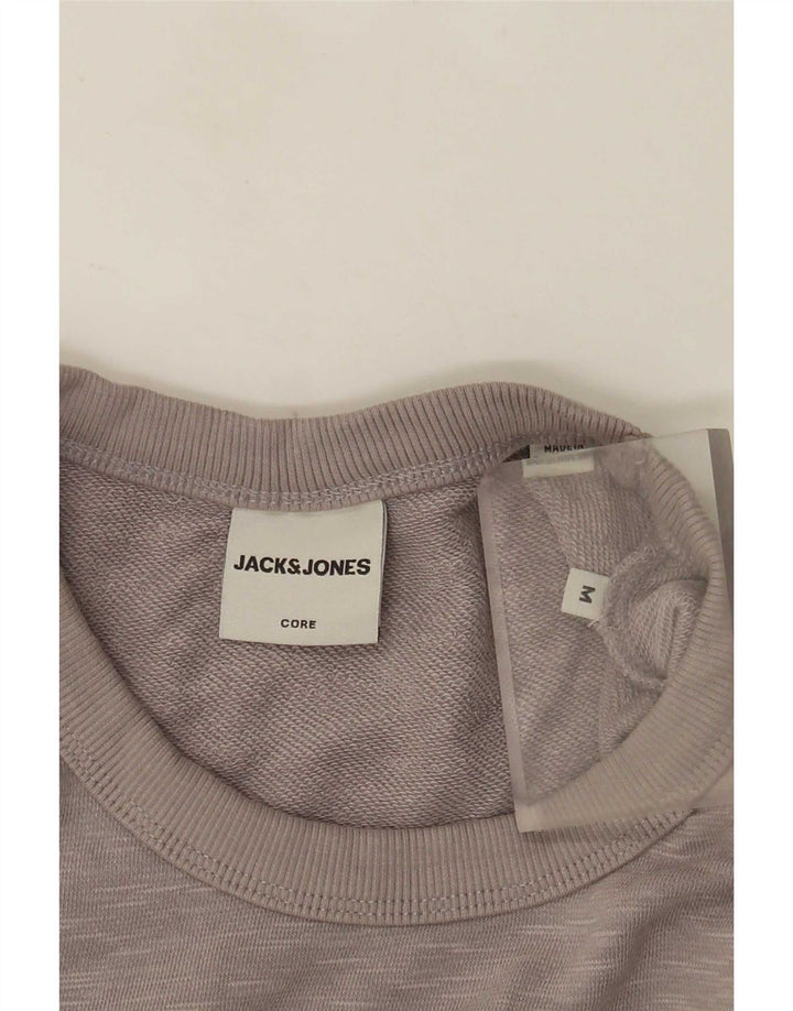 Jack & Jones Herren Grafik-Sweatshirt-Pullover Mittelgrau meliert