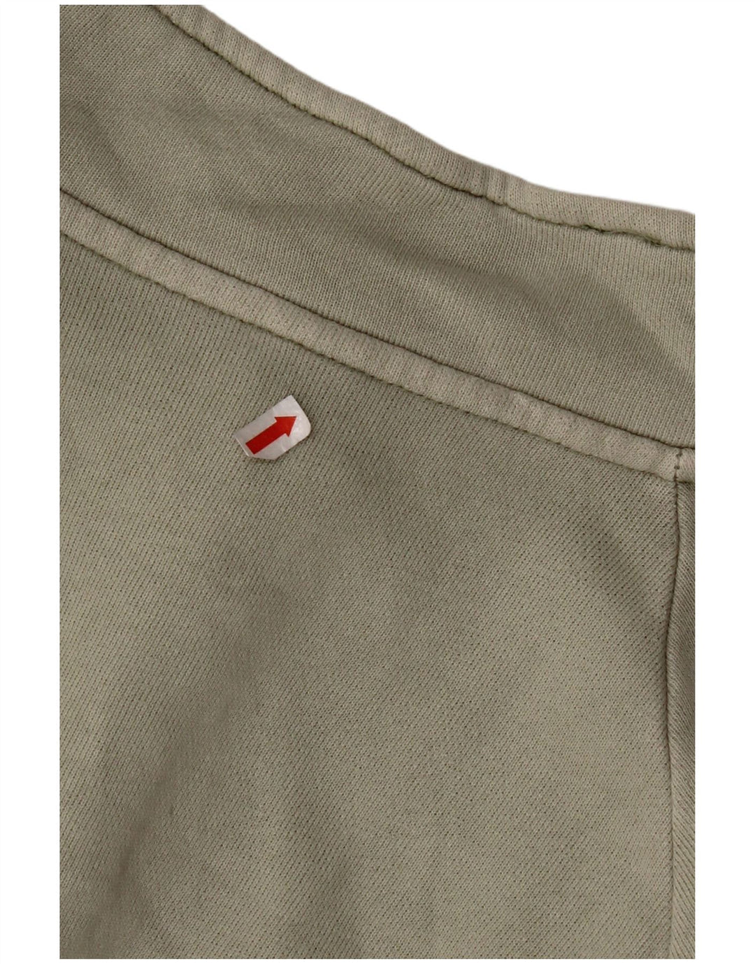 REEBOK Herren-Sweatshirt mit Reißverschluss am Hals, große Khaki-Baumwolle
