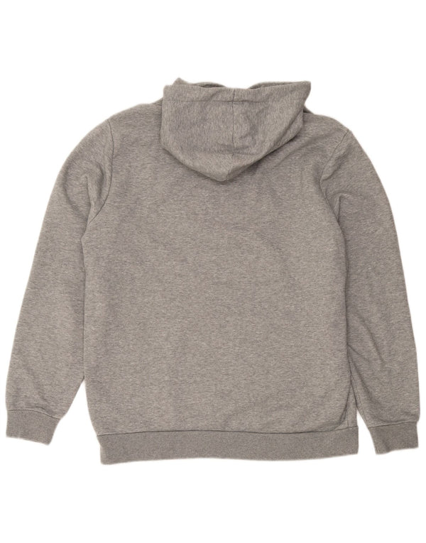 Puma Herren Graphic Hoodie Pullover Large Grau meliert