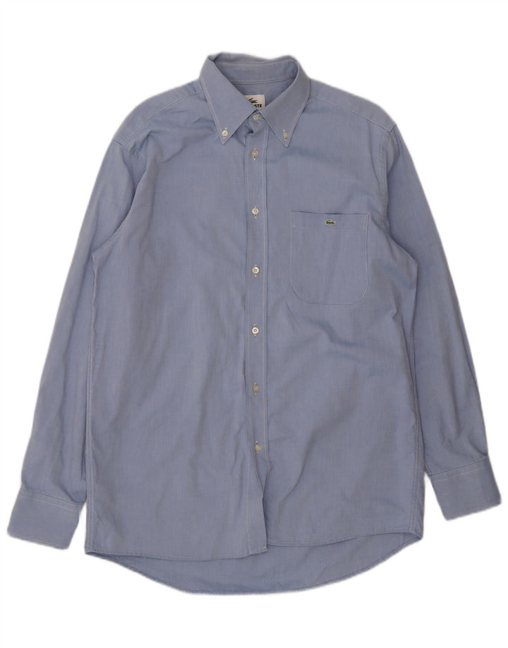 Lacoste Herrenhemd Größe 41 Large Blau