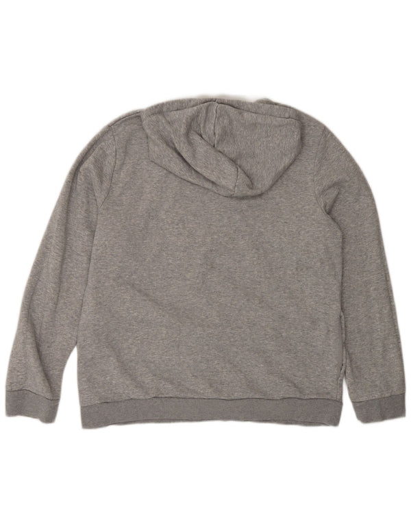 Adidas Damen Graphic Hoodie Pullover UK 20/22 XL Grau Baumwolle Sport