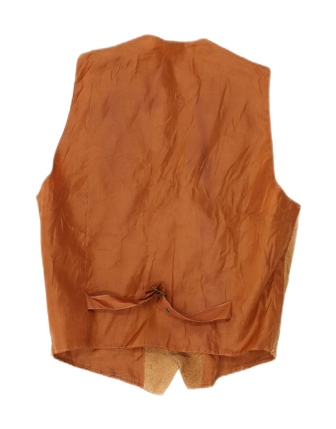 Vintage Herren Wildlederweste Kleines braunes Leder