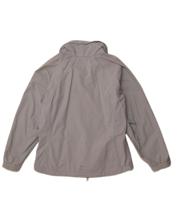 COLUMBIA Damen-Windbreakerjacke mit Kapuze, UK 14, Mittelblau, Nylon, Sport