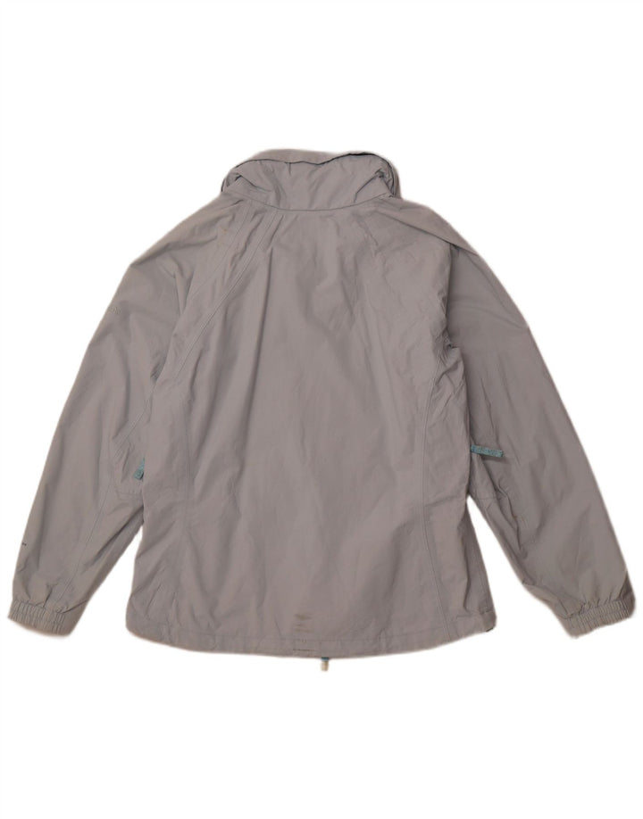 COLUMBIA Damen-Windbreakerjacke mit Kapuze, UK 14, Mittelblau, Nylon, Sport