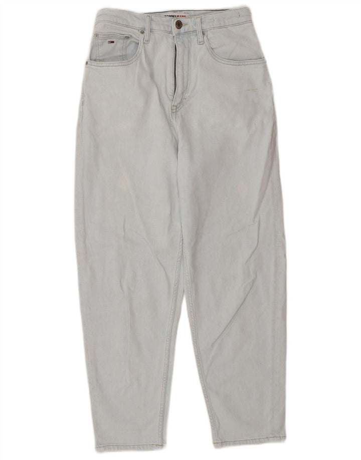 Tommy Hilfiger Damen Tapered Jeans W27 L25 Blaue Baumwolle