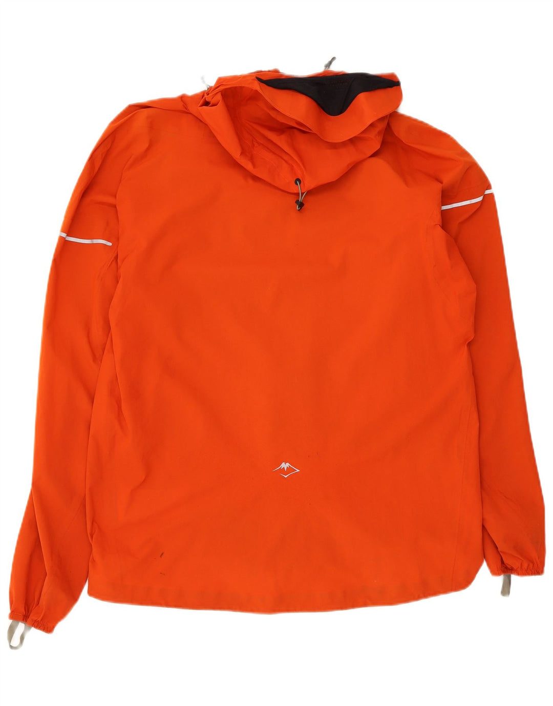 Asics Herren-Regenjacke mit Kapuze, UK 38, mitteloranges Nylon