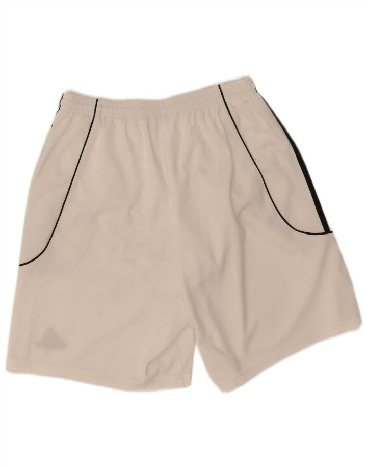 Adidas Herren Climalite Sport Shorts Großes weißes Polyester