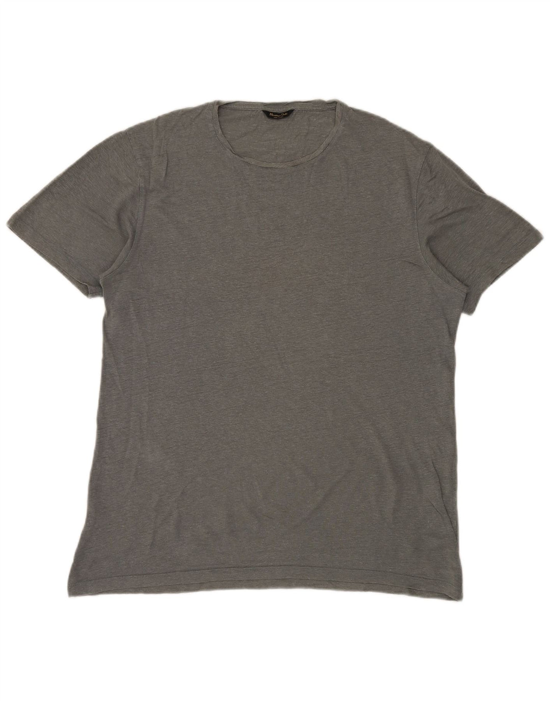 MASSIMO DUTTI Herren T-Shirt Top XL Grau