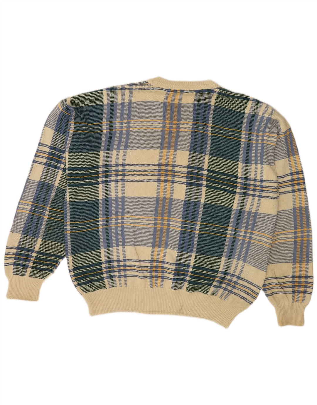 Nautica Herren-Pullover, lockere Passform, Rundhalsausschnitt, groß, mehrfarbig, kariert