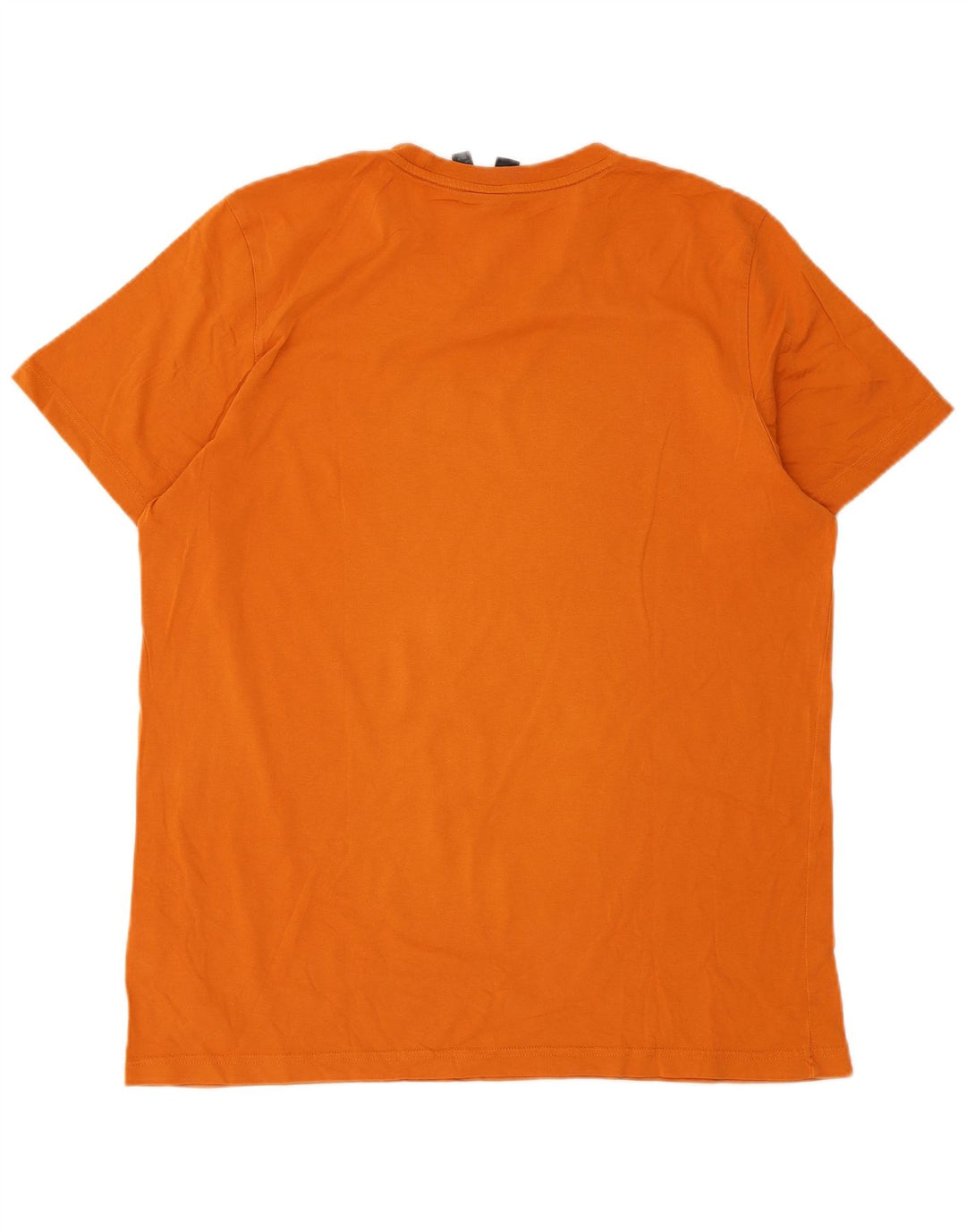 Adidas Herren Grafik T-Shirt Top Large Orange Baumwolle