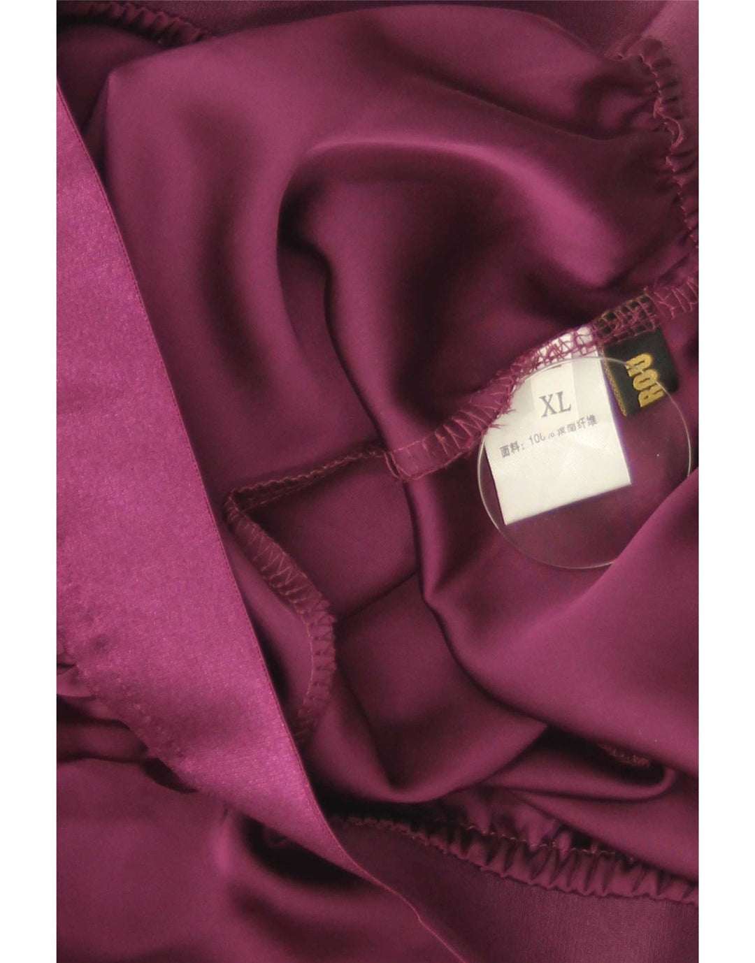 Vintage Damen 2-Knopf-Rock-Set XL W28 Lila Polyester