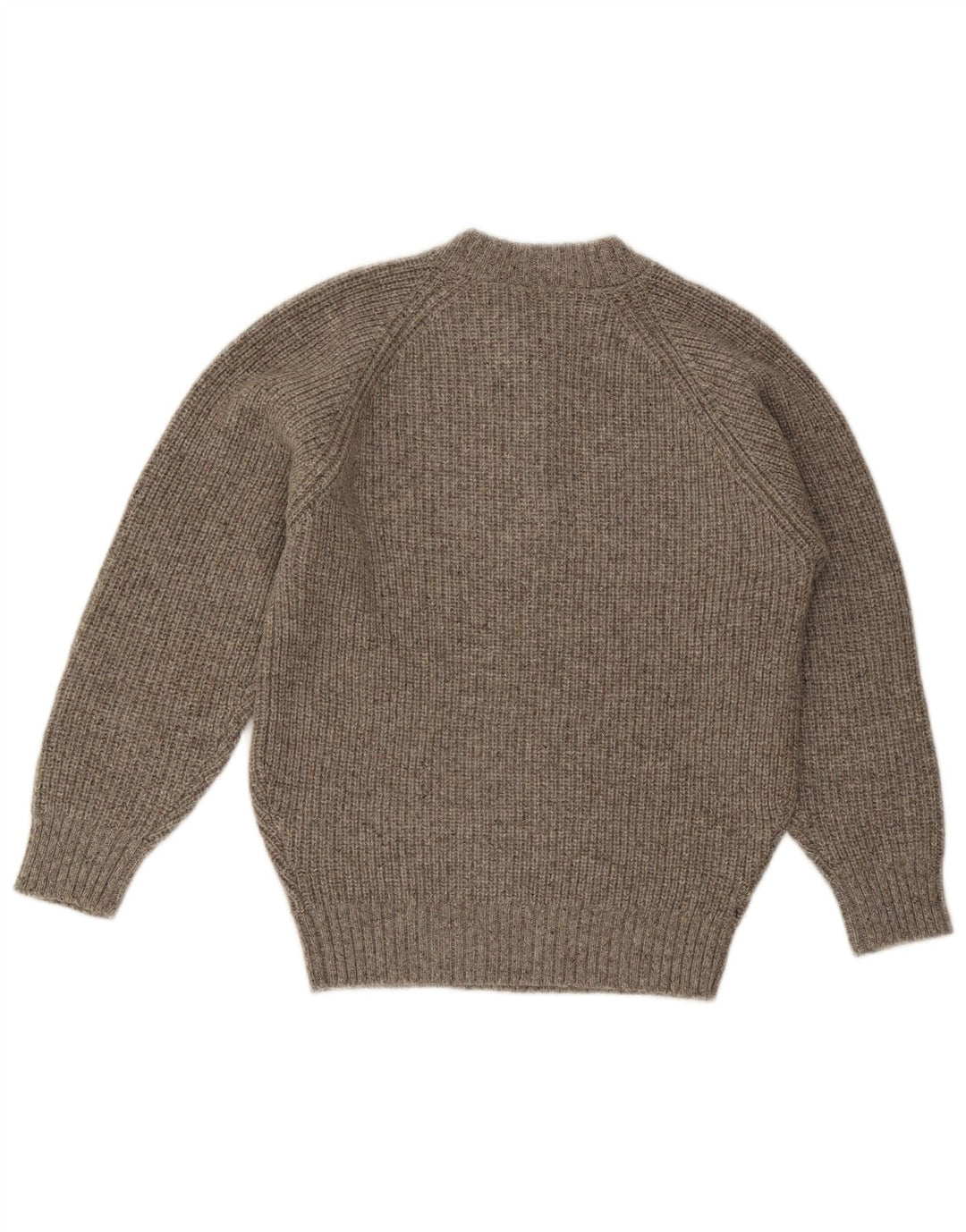 Vintage Herren Pullover mit Rundhalsausschnitt Mittelgrau