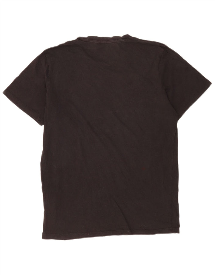 Jack & Jones Herren-T-Shirt mit Grafik, Größe S, schwarze Baumwolle