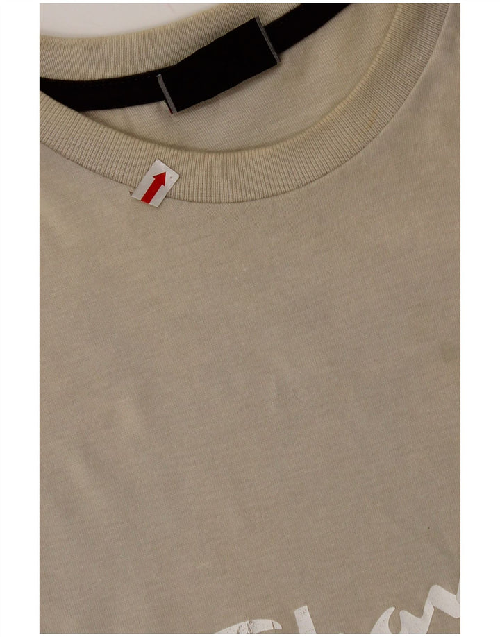 Champion Herren Grafik T-Shirt Top 2XL Grau Baumwolle