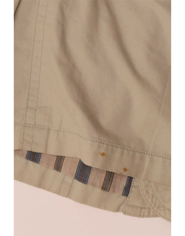 Vintage Herren Utility Jacke UK 40 Große Beige Baumwolle
