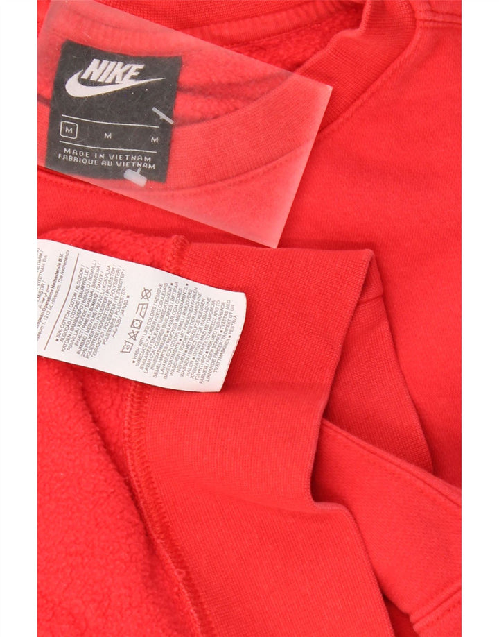 NIKE Mens Sweatshirt Jumper Medium Red Cotton Vintage Nike and Second-Hand Nike from Messina Hembry 