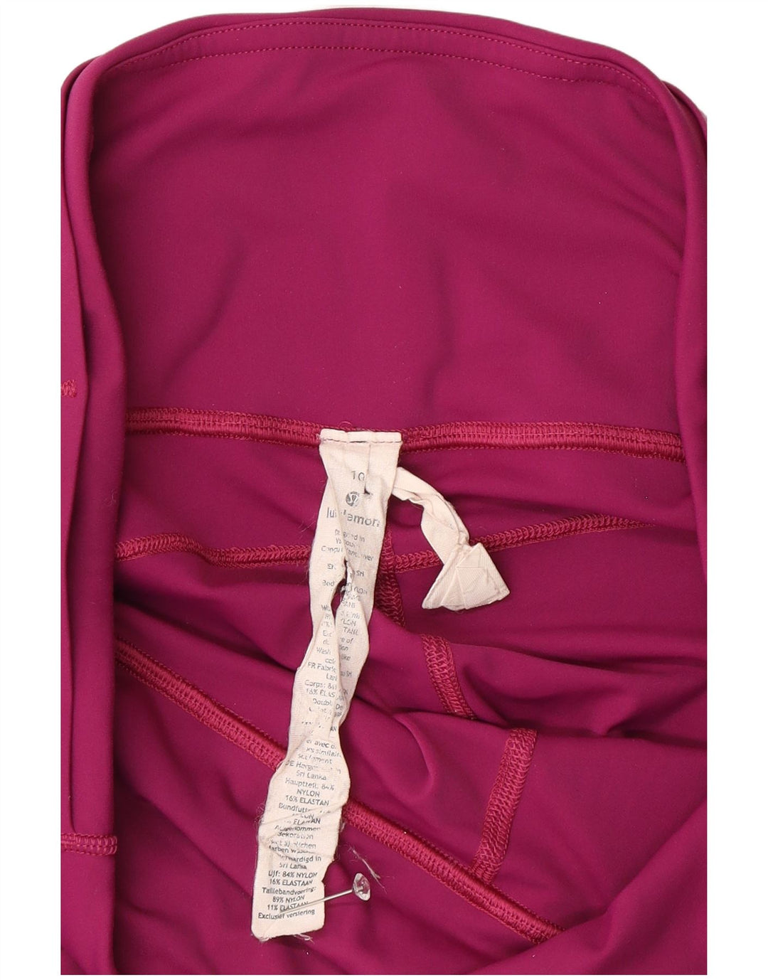 Lululemon Damen-Leggings mit Grafik, UK 10, Größe S, rosa, Nylon