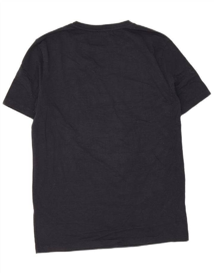 Zara Herren T-Shirt Top Large Marineblau