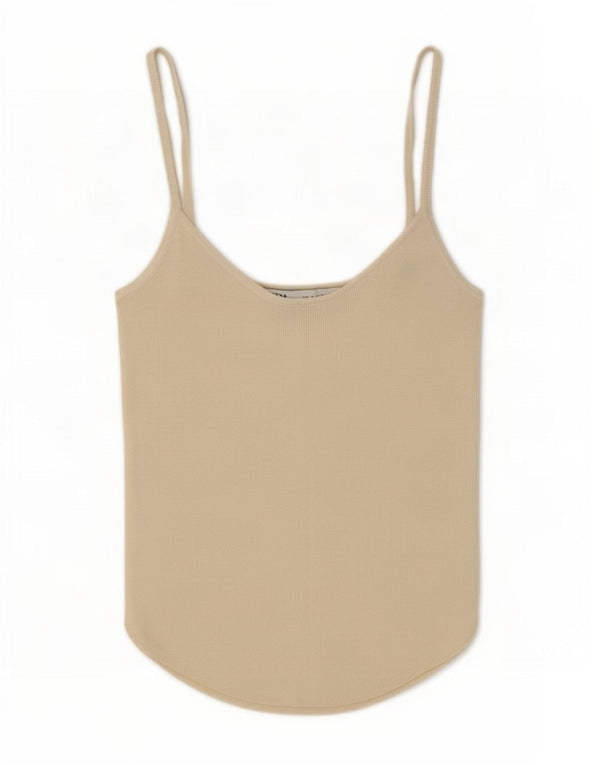 Zara Damen Cami Top UK 8 Small Off White