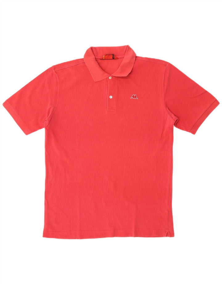 Kappa Herren Poloshirt XL Rot Baumwolle