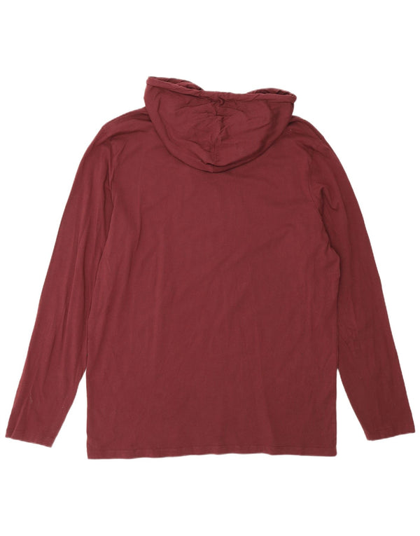 Jack & Jones Herren Kapuzenshirt mit Grafik, langärmelig, 2XL, Burgunderrot