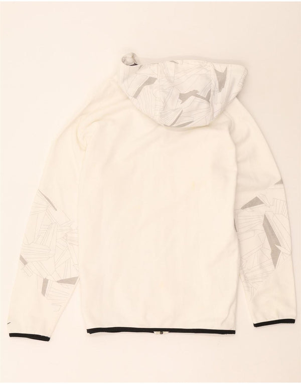 Nike Boys Air Graphic Zip Hoodie Sweater 13–14 Jahre XL Weiß Geometrisch