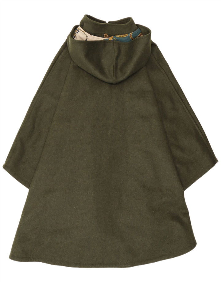 Gina Lebole Damen-Ponchomantel mit Kapuze, Einheitsgröße, Khaki