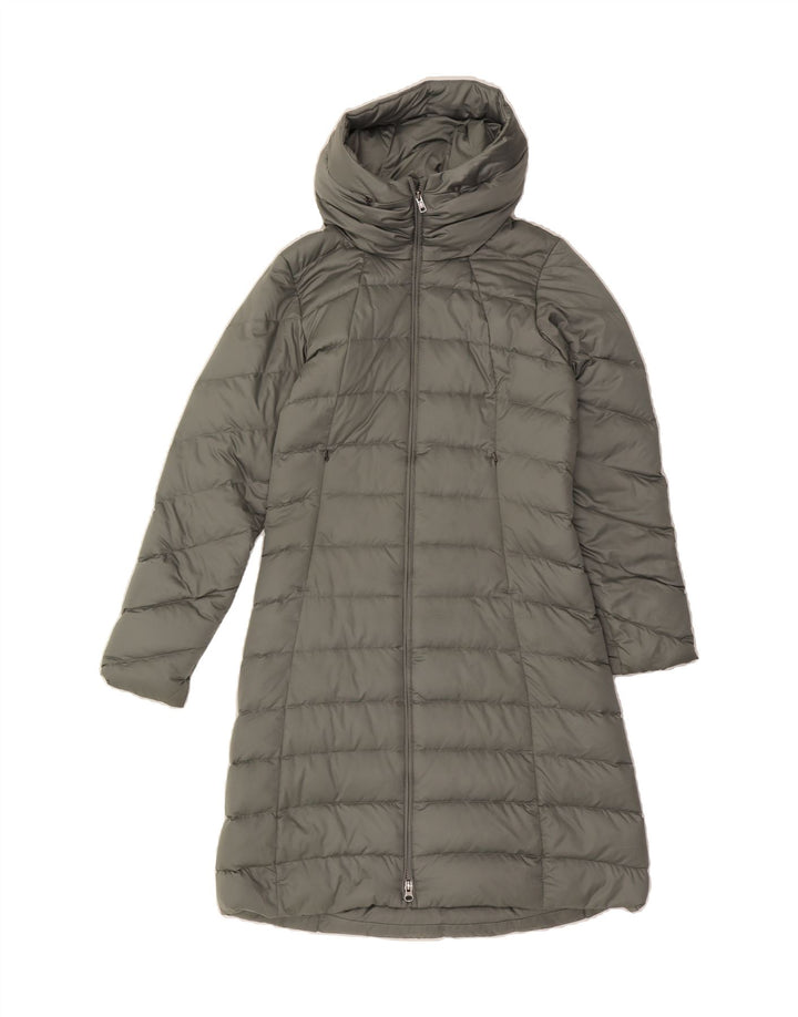 PATAGONIA Womens Hooded Padded Coat UK 10 Small Grey Polyester Vintage Patagonia and Second-Hand Patagonia from Messina Hembry 