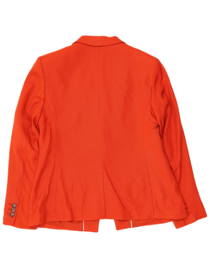 Banana Republic Petite 1-Knopf-Blazer für Damen, Gr. 10, Orange