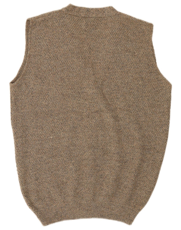 C&A Herren-Cardigan mit lockerer Passform, ärmellos, IT-Größe 46, Small, Grau, Acryl