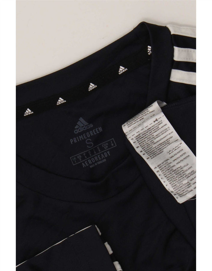 Adidas Herren Aeroready T-Shirt Top Small Marineblau Polyester