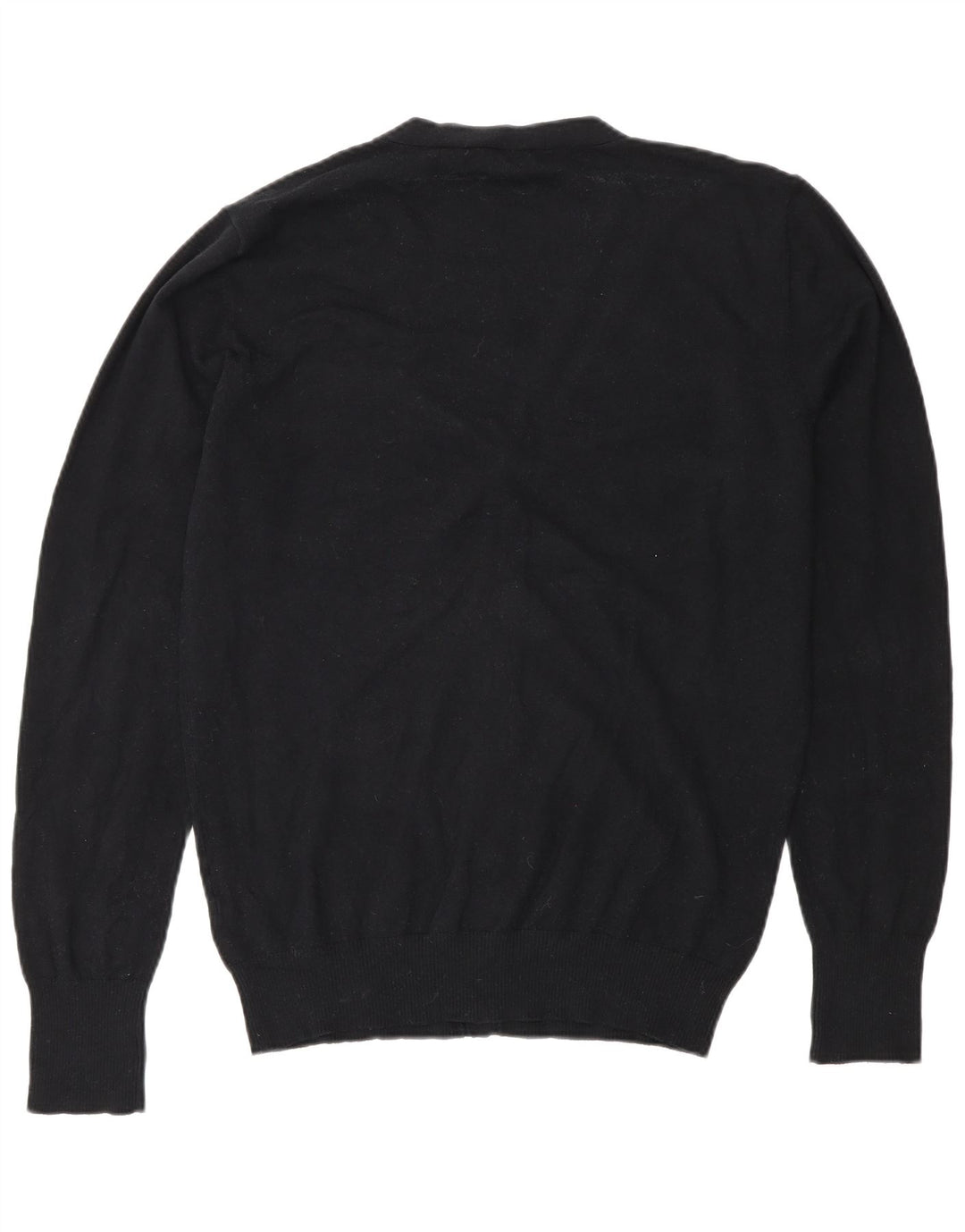 Diesel Herren-Strickjacke, groß, aus schwarzer Baumwolle