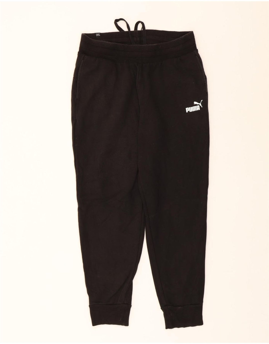 PUMA Mens Tracksuit Trousers Joggers Medium  Black Cotton Vintage Puma and Second-Hand Puma from Messina Hembry 
