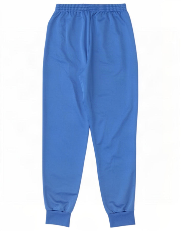 Vintage Herren-Trainingsanzughose mit grafischem Muster, große blaue Polyester-Jogginghose