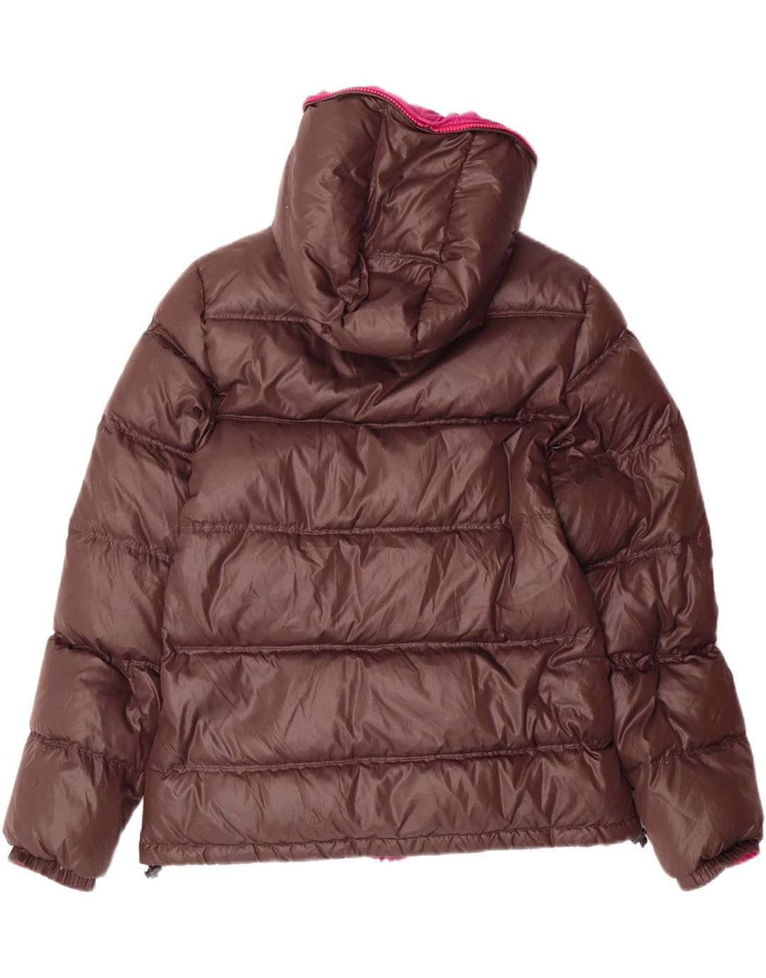 NORTH SAILS Womens Hooded Reversible Padded Jacket UK 16 Large Brown